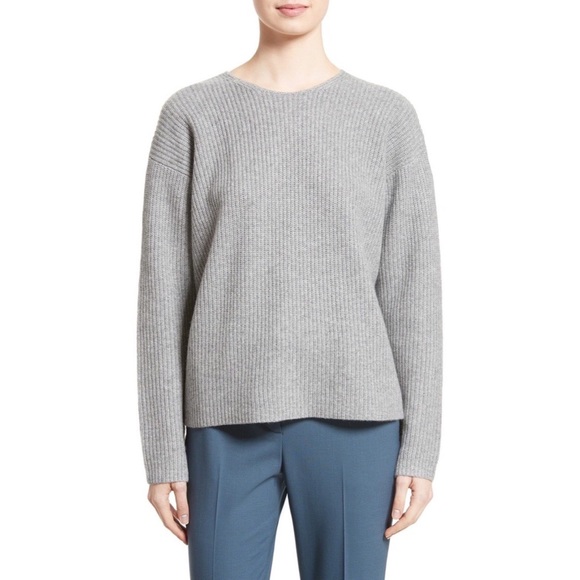 Theory Cashmere Twylina Split Back Sweater - Picture 5 of 11